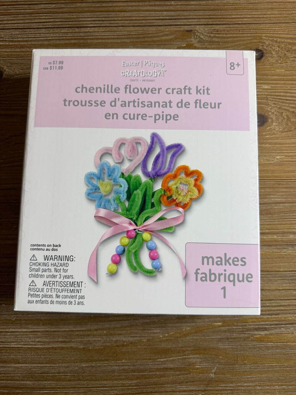 Creatology Chenille Flower Craft Kit (Makes 1 Beautiful Bouquet)